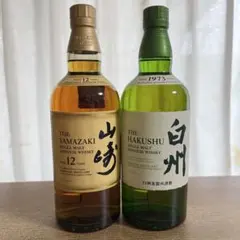 空箱、サントリーウイスキー山崎、白州旧箱、カートンのみ山崎53枚白州22枚