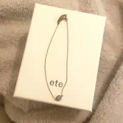 JChere煤炉mercari代购：エテ ete ブレスレット ゴールド リーフ 箱付き