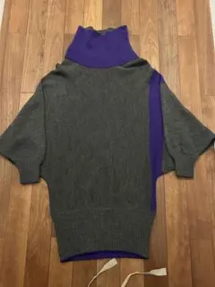 極美品 19AW イッセイミヤケ オーバーサイズタートルネックニット レッド ISSEY MIYAKE - 極美品 19AW イッセイミヤケ オーバーサイズ