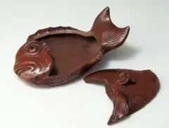 鯛 香炉 置物 古備前 骨董 備前焼 約20cm レア古備前・レア備前焼 骨董品 鯛 香炉 置物 古備前 骨董 備前焼 約20cm レア古備前・レア備前焼