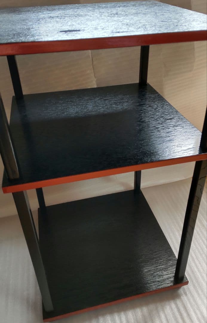 吉野棚 茶道具 木製 漆器 組み立て式 茶道 お点前 棚 茶棚 紙箱