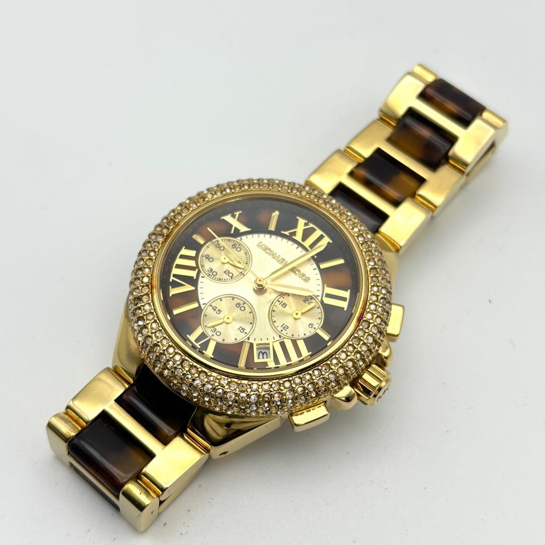 マットなブラック】マイケルコース メンズ腕時計 50m防水 サンド