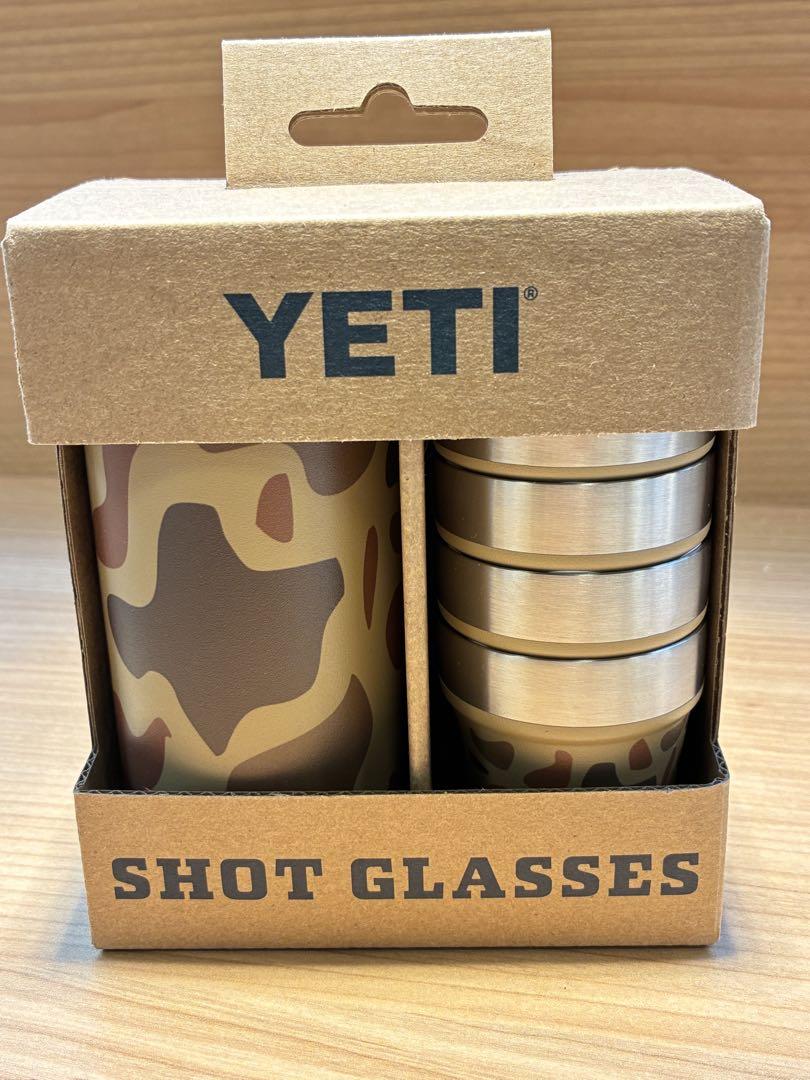 【新品、未使用】YETI ショットグラス　CAMO柄 新品、未使用】YETI ショットグラス CAMO柄 YETI Shot Glasses