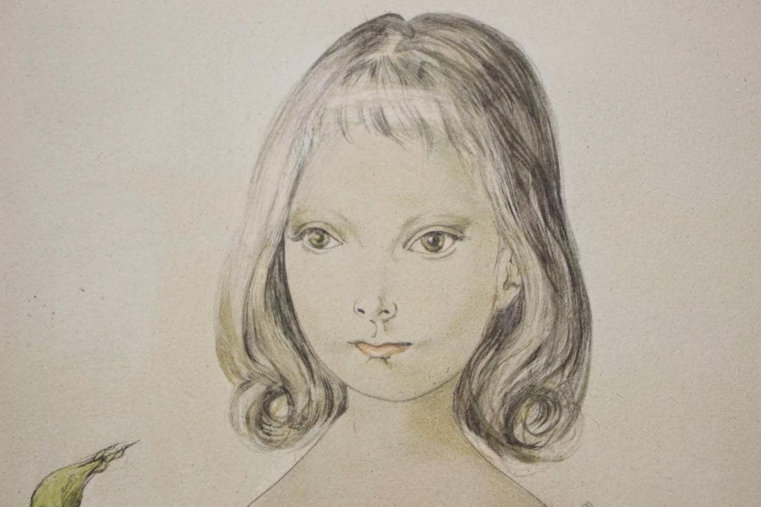 JChere 美露可利 mercari代購：藤田嗣治 エスタンプリトグラフ バラと