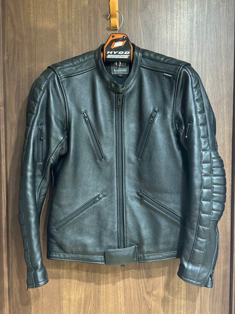 カドヤブラックホースレザージャケットLL