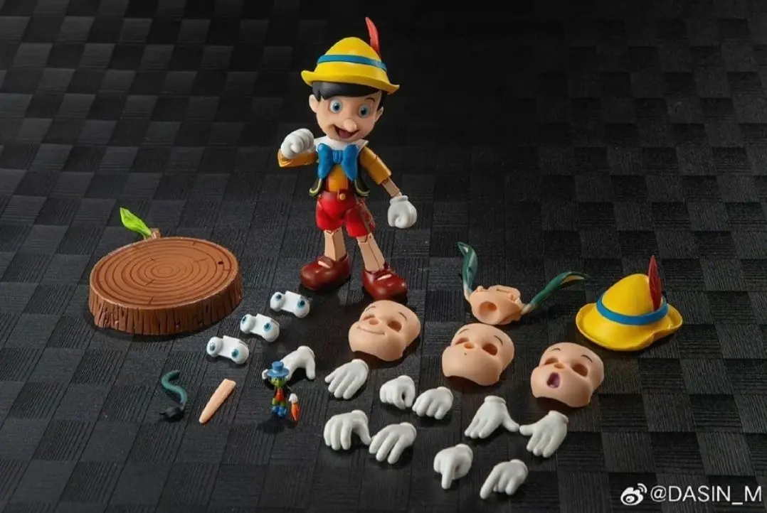 【PINOCCHIO】新品 ピノキオ ジミニー・クリケット アクションフィギュア