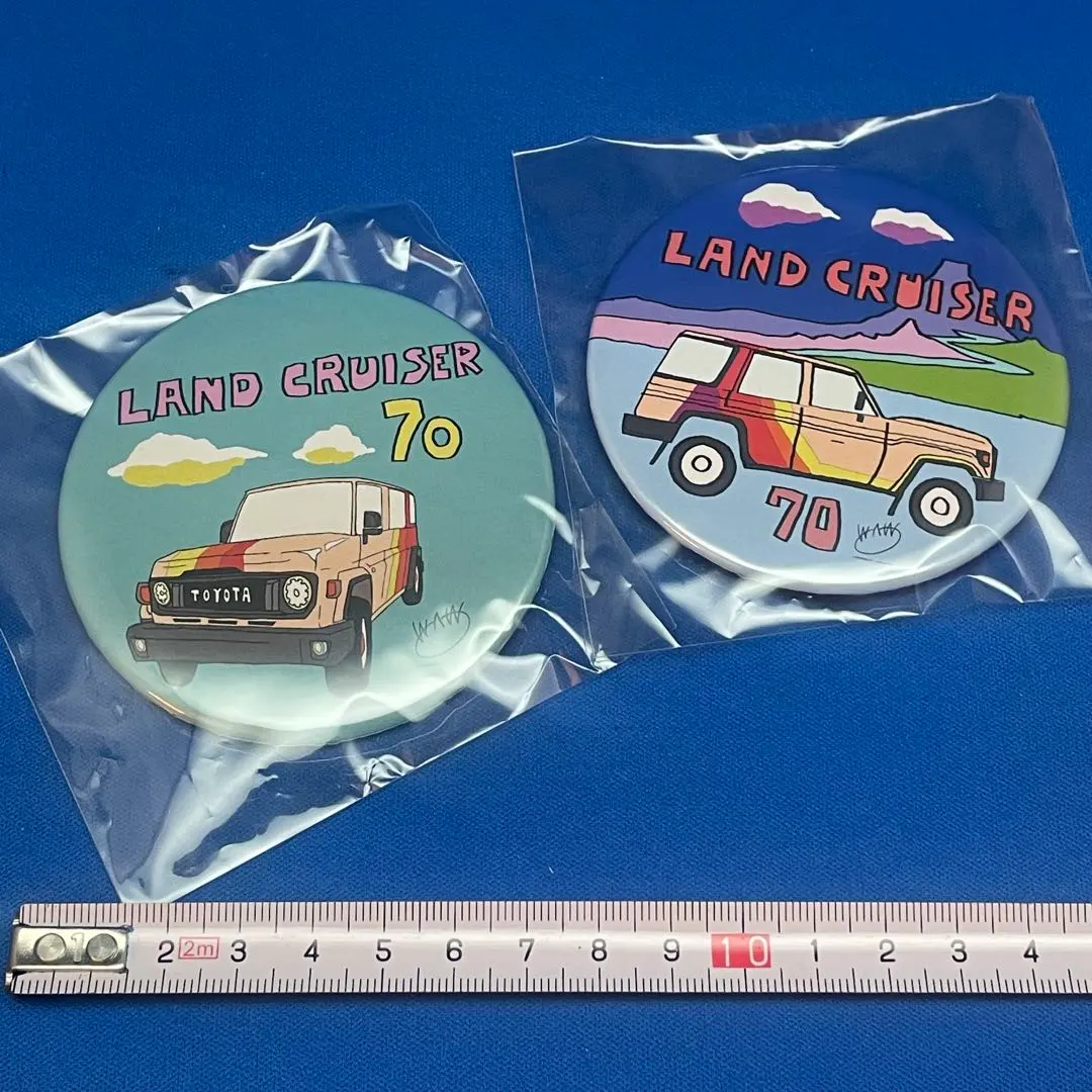 値下げ非売品　ランドクルーザー70　缶バッチ