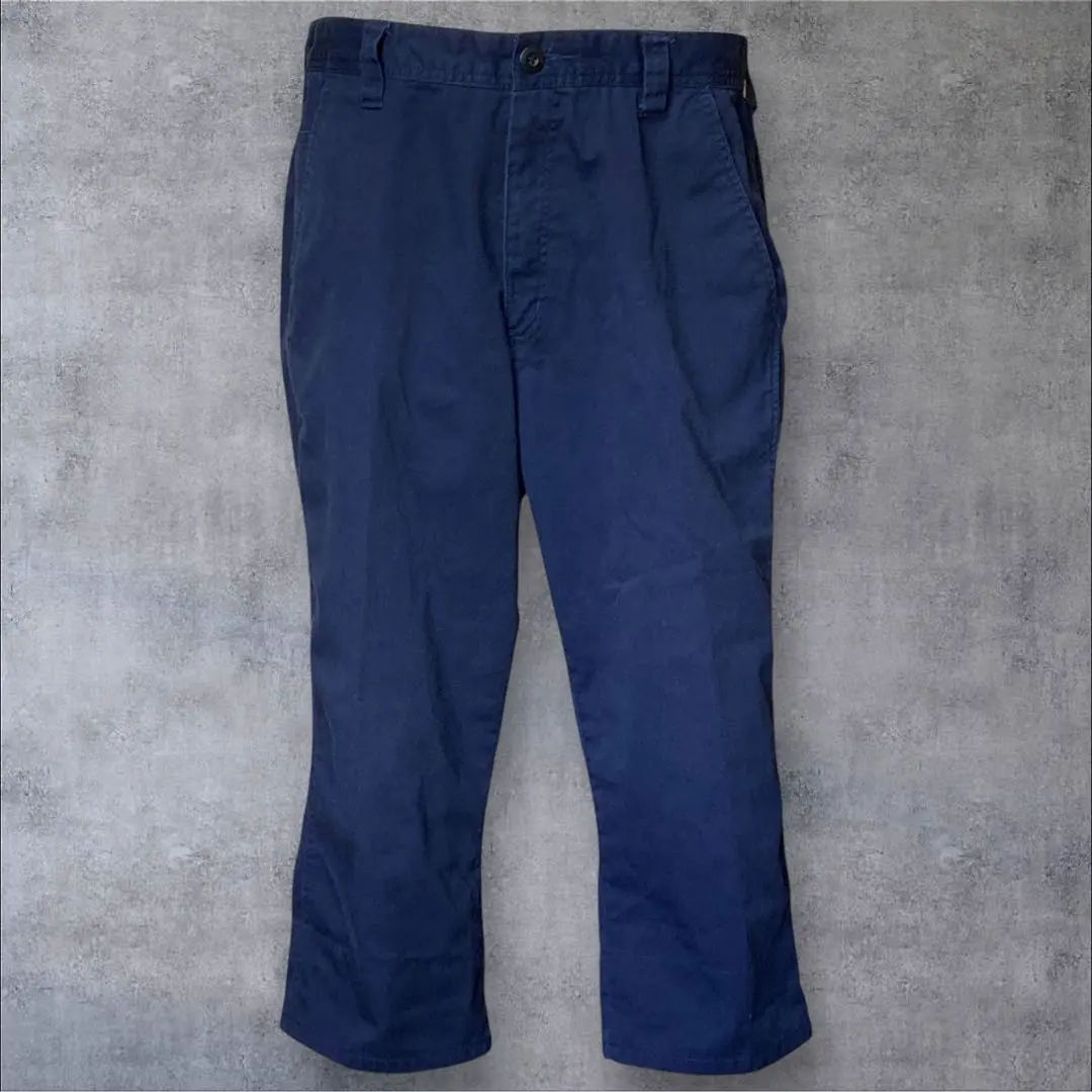 GU　チノパン　クロップ丈　ゆったり　サイズL