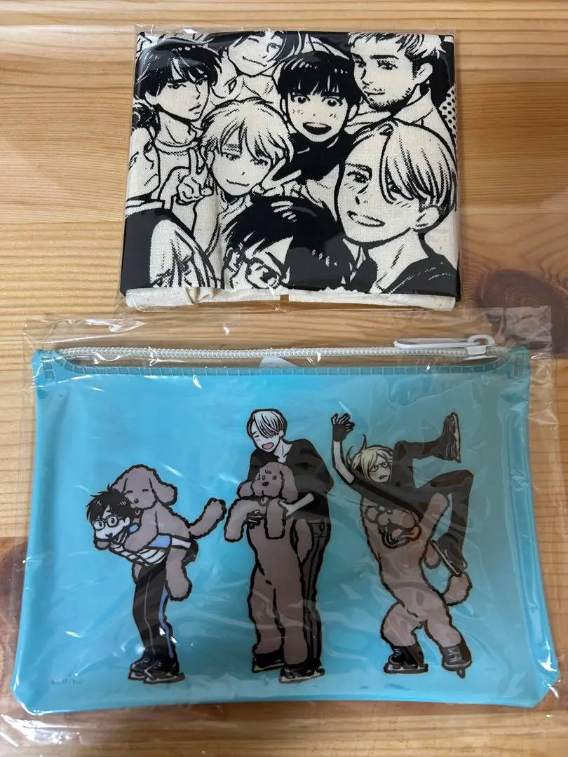 YOI ユーリ!!!on ice購入特典 ビニールポーチ、トートバッグ