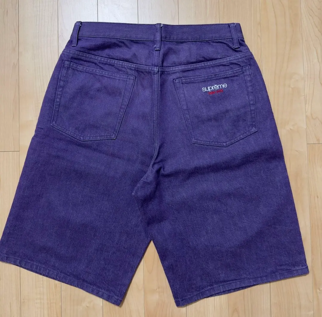 supreme バギーショーツ　パープル　30インチ