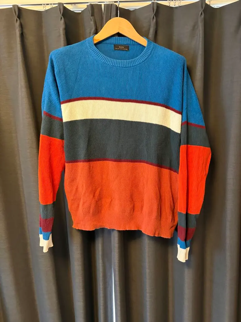 ZARA Mサイズ ストライプニットセーター