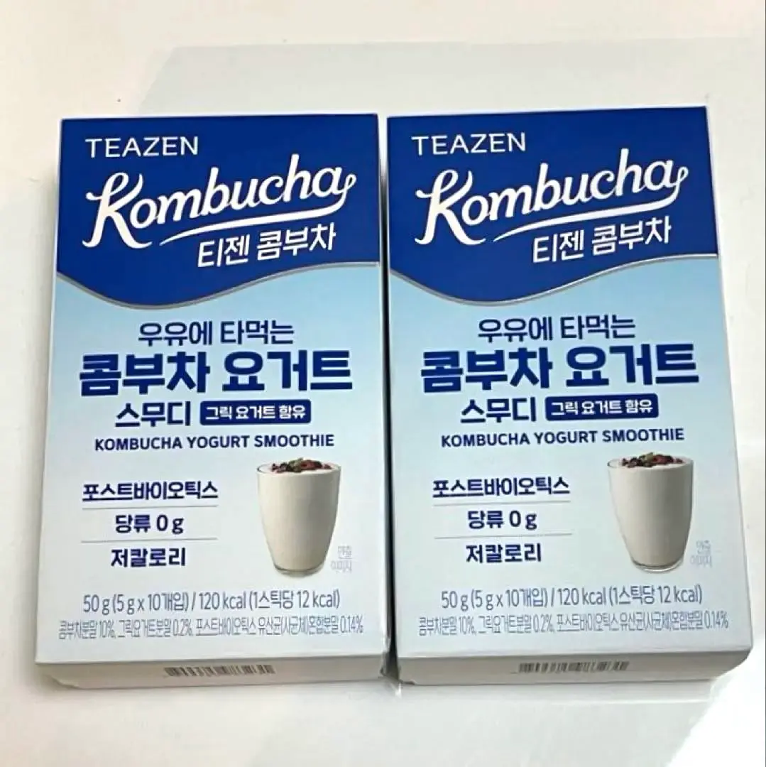 teazen Kombucha ヨーグルトスムージー 10本入り x 2箱