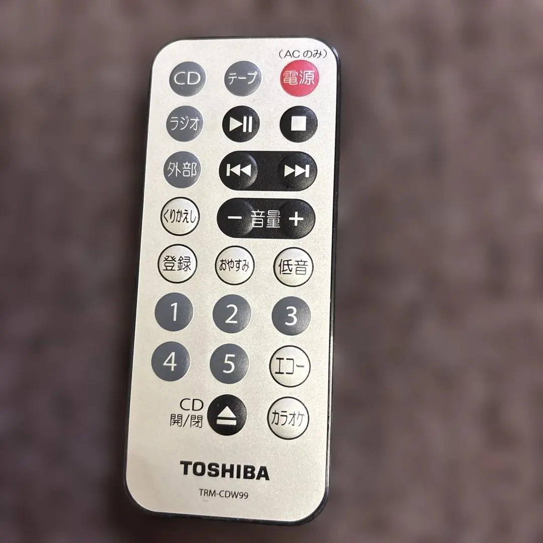 TOSHIBA TRM-CDW99 リモコン