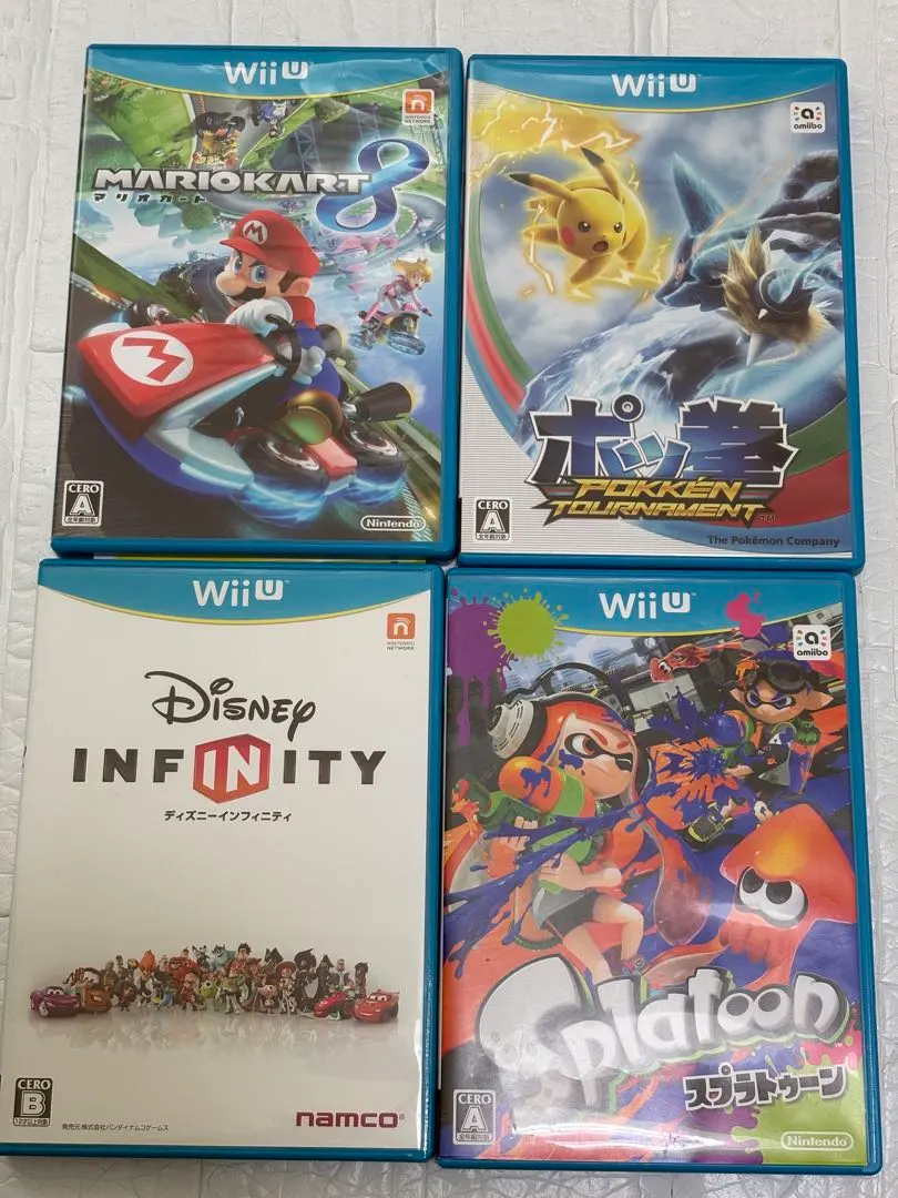 ポッ拳　マリオカート8 スプラトゥーン　ディズニーインフィニティ　WiiU