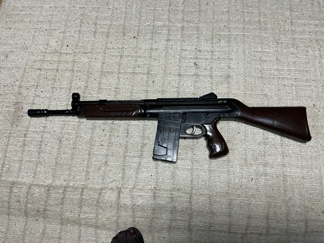 マツシロトーイ／プラスチック製ライフル銃。【弾はありません　昭和レトロ】。