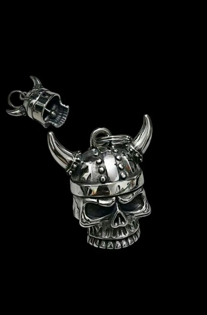 ガーディアンベル スカル バイキングヘルメット キーホルダー