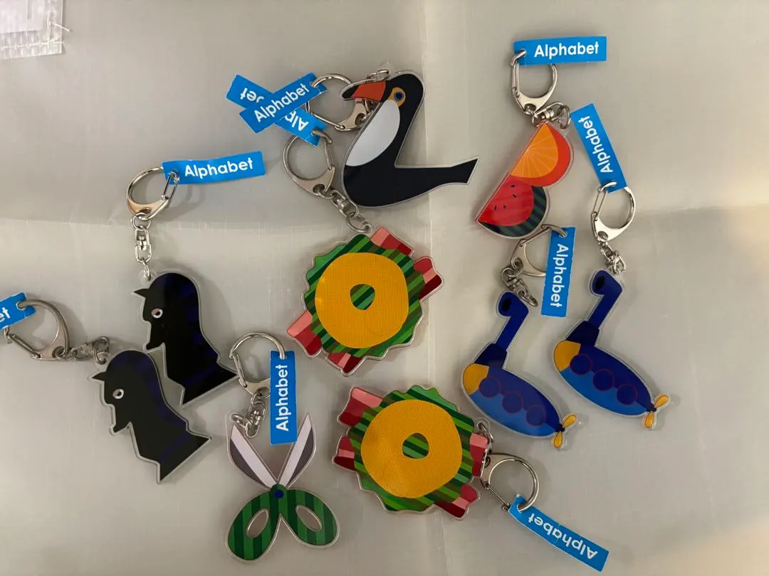 Alphabet アルファベット アクリルキーホルダーセット SPBS