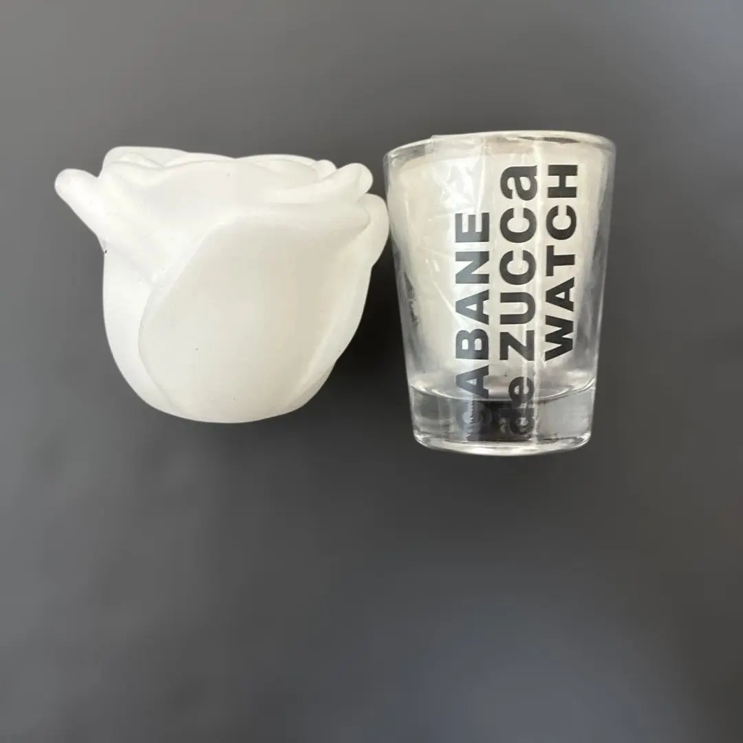 【未使用品】CABANE de zucca と白いバラキャンドル2個セット