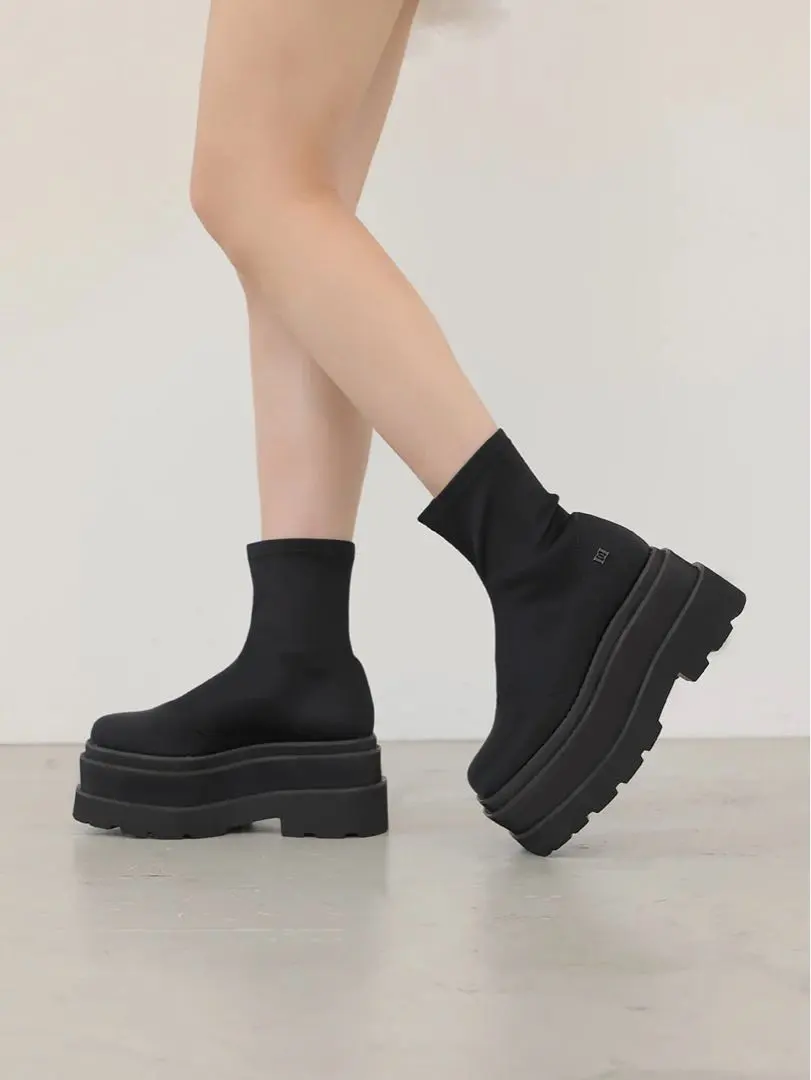 【値下げ⭕️】Darich♡ ウルトラストレッチフラットショートブーツ