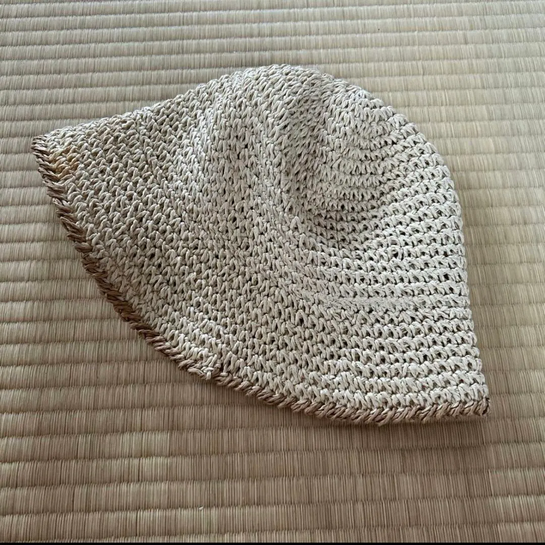 [未使用品/匿名配送]麦わら帽子　ストローハット　バケットハット