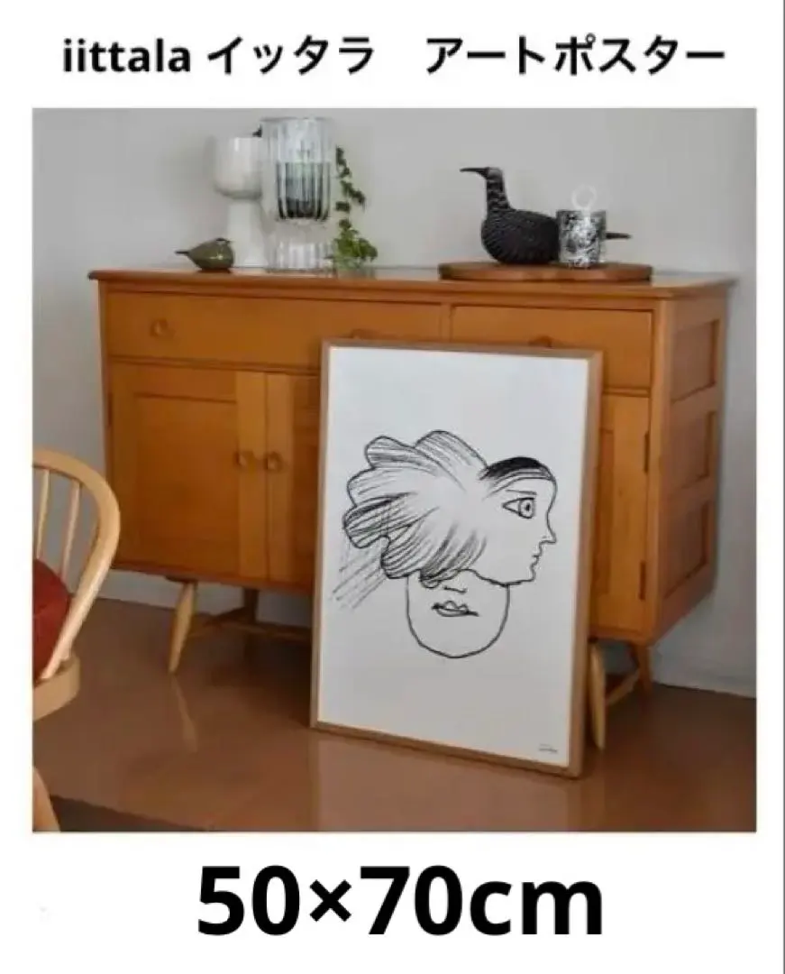 新品　イッタラ　アートポスター　フェイス　オイバトイッカ　バードハウス