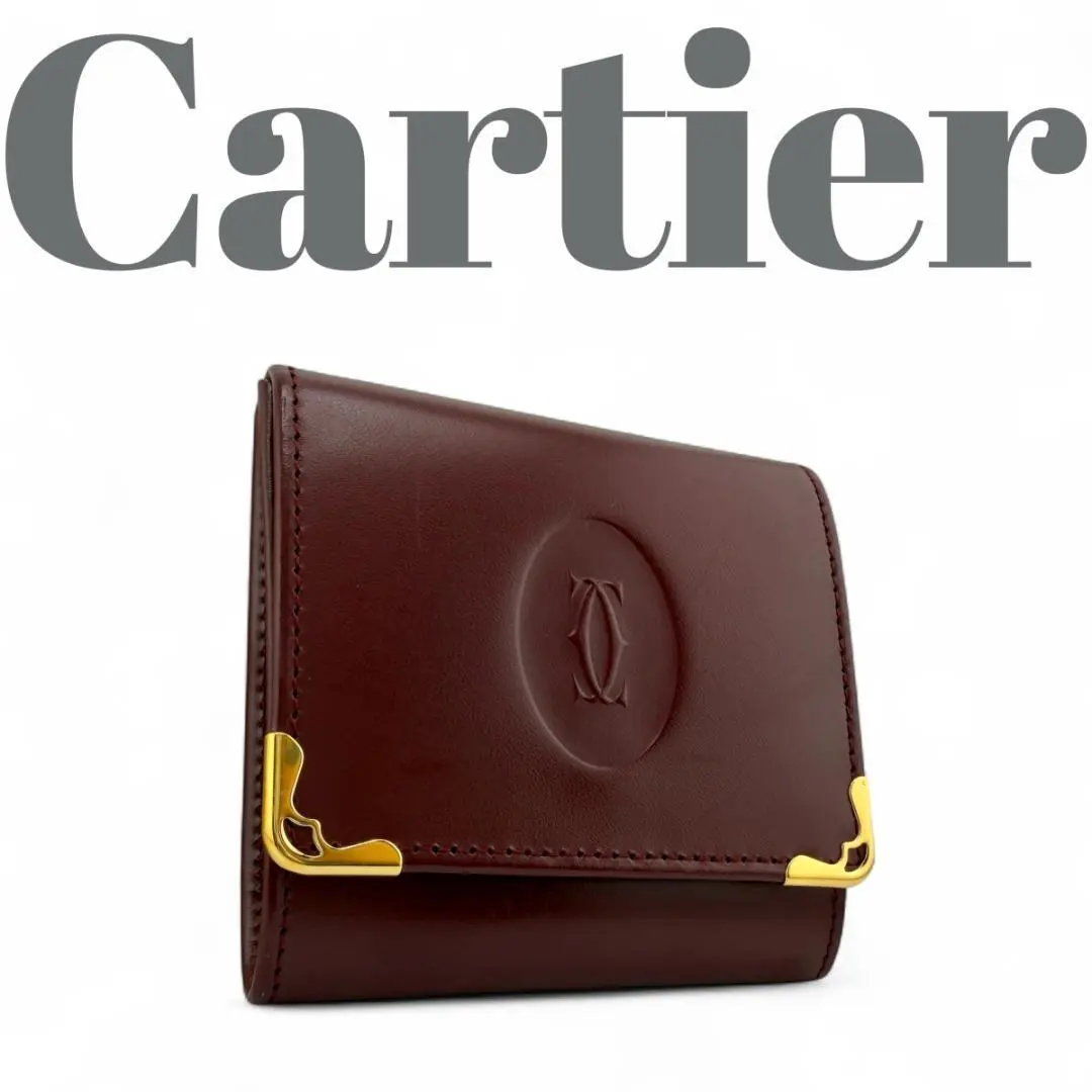 Cartier カルティエ マストライン コインケース 小銭入れ レザー