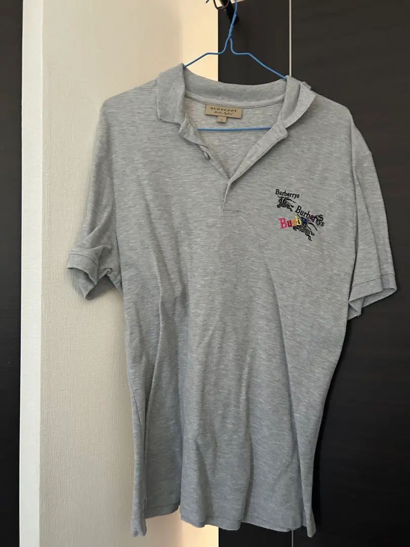 Burberry グレー ポロシャツ M