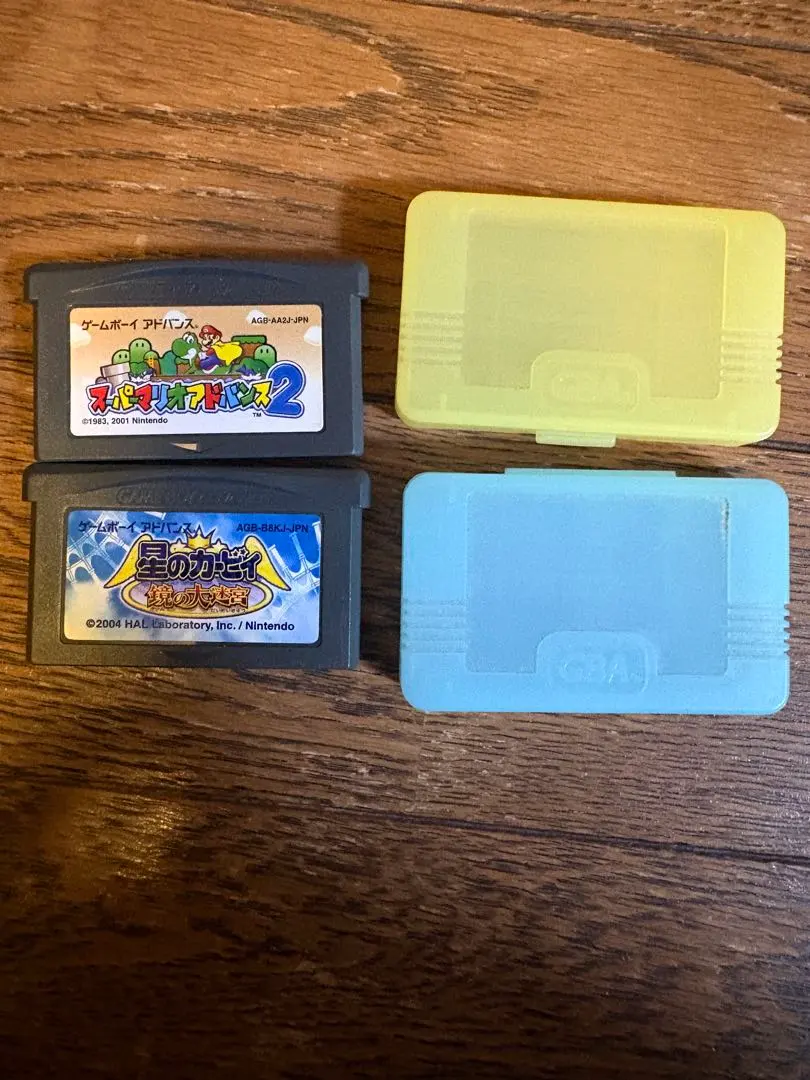 星のカービィ　鏡の大迷宮 & スーパーマリオアドバンス2 GBA