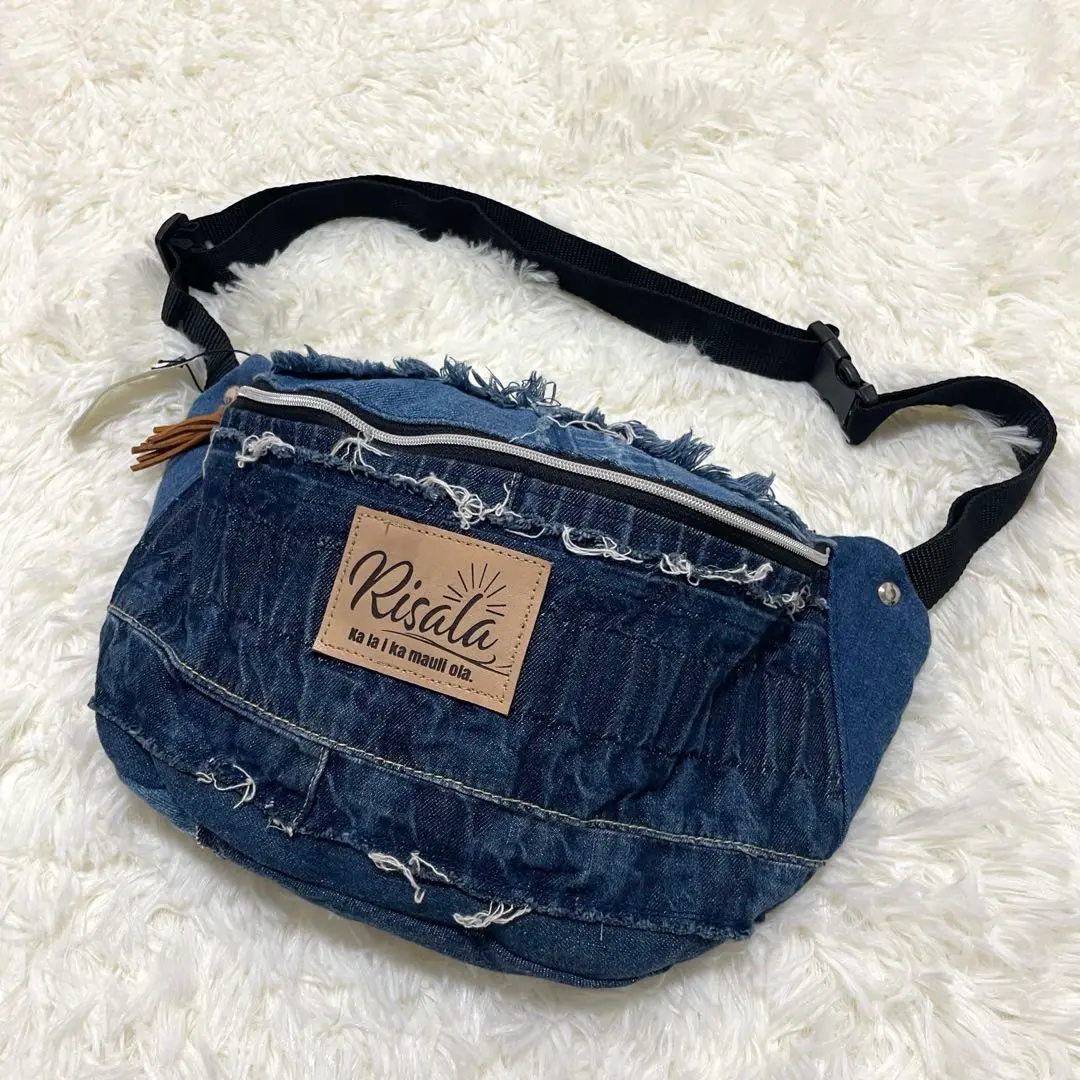 リメイク デニムボディバッグ Risala ショルダーバッグ 一点物