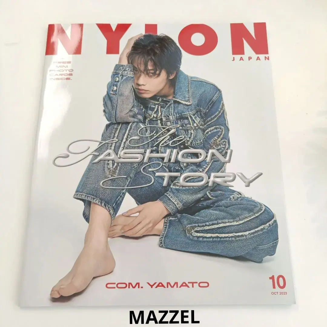 MAZZEL掲載 NYLON JAPAN 2023年10月号