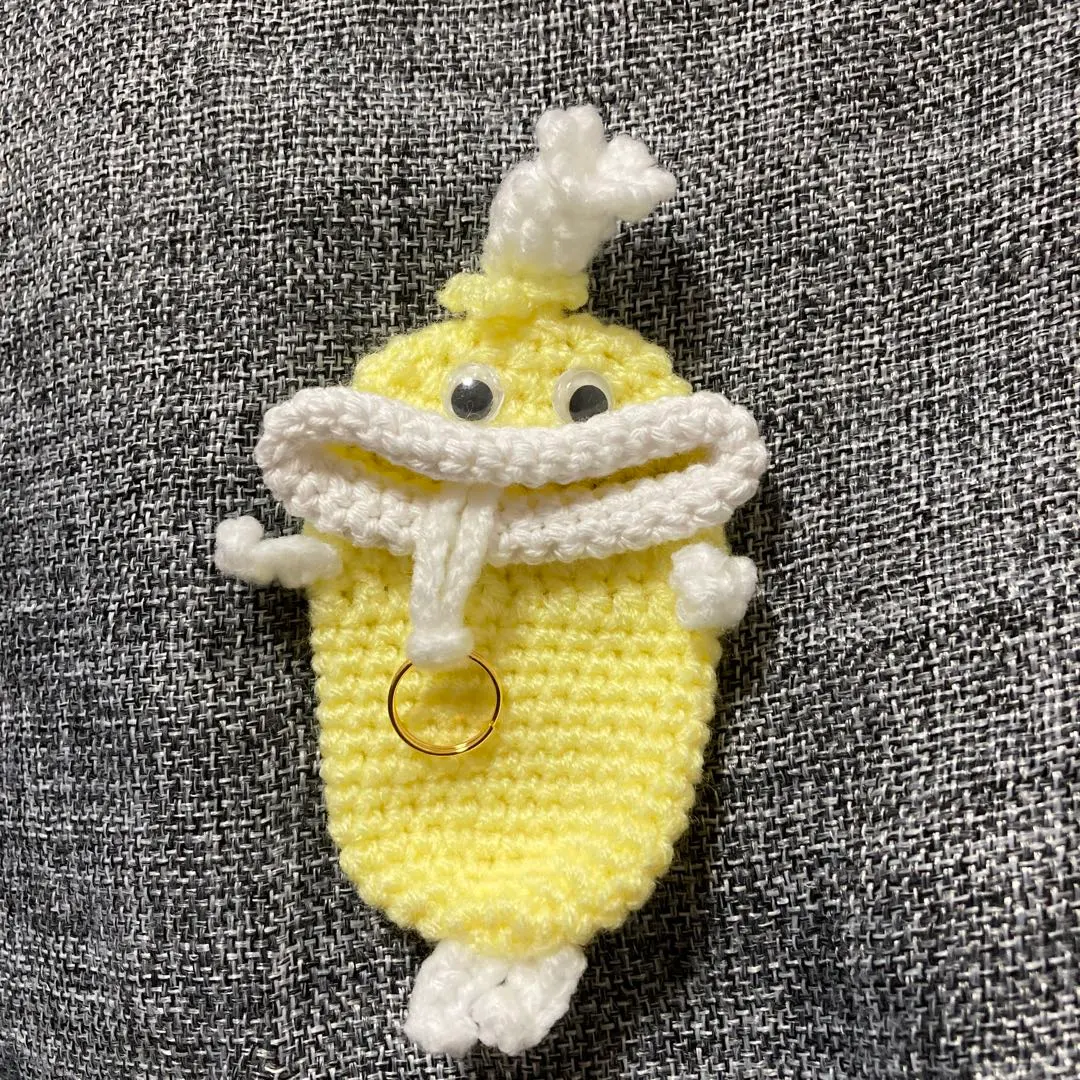 リトルモンスターレモンちゃんキーケースリップクリームシャチハタ印鑑ケース小物入れ