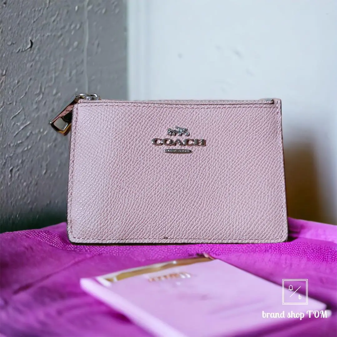 coach　コーチ　カードケース　ピンク