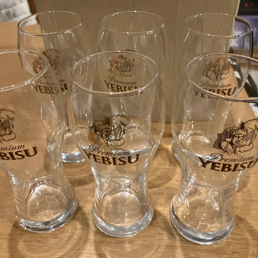 ビールグラスPremium YEBISU コップ 6個セット