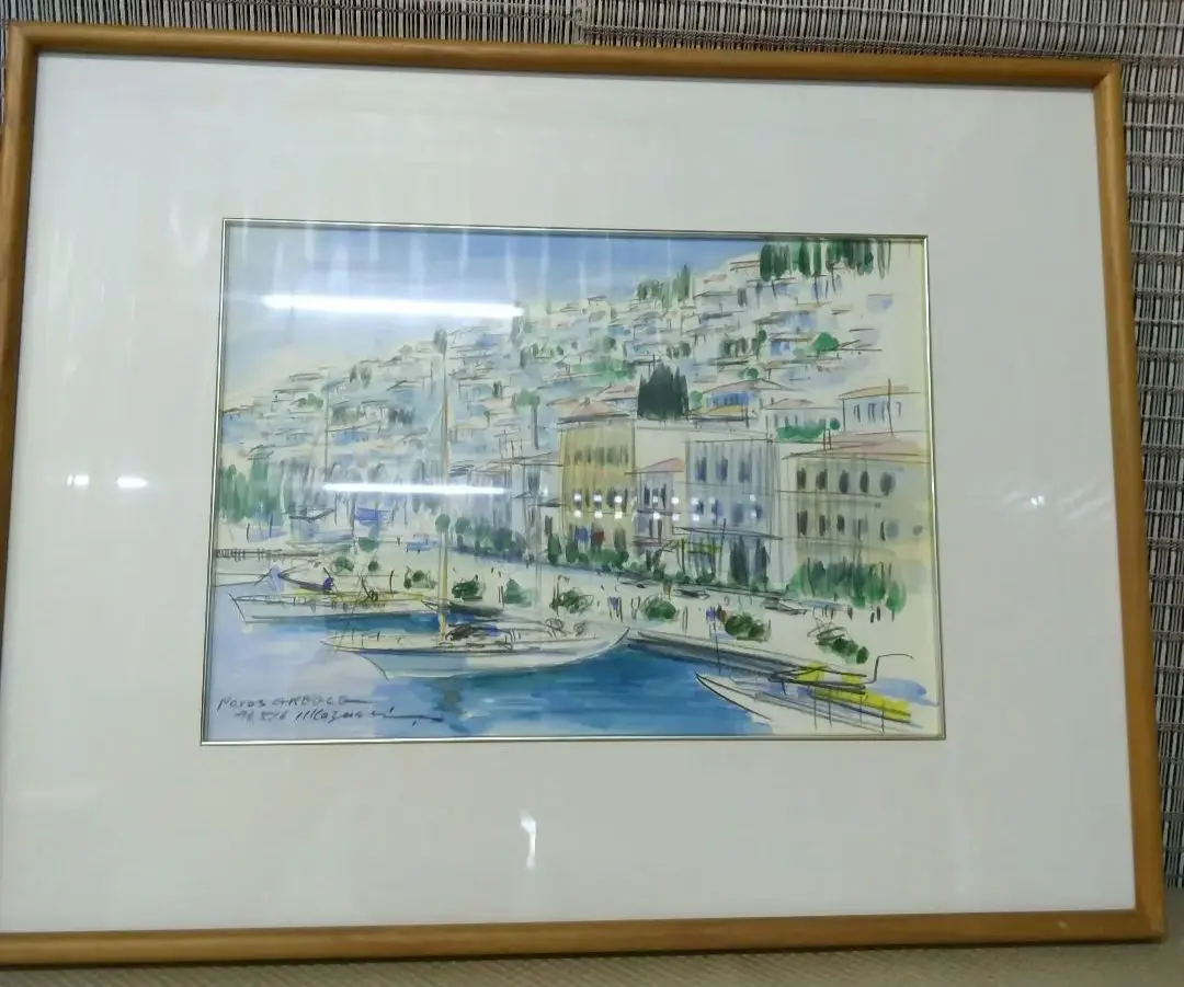 ☆【期間限定価格！「ボロス島の家並み」嘉指 健司作】