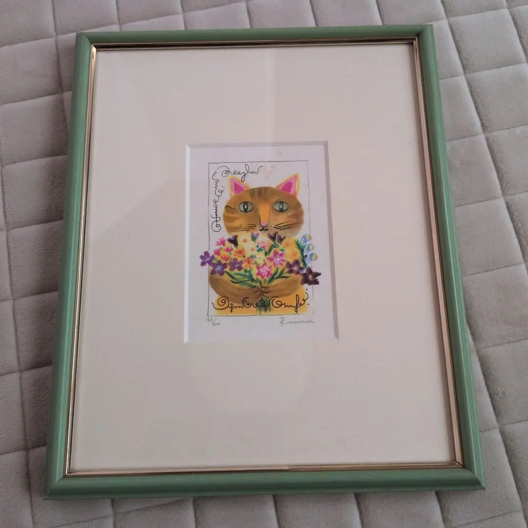 猫のシルクスクリーン