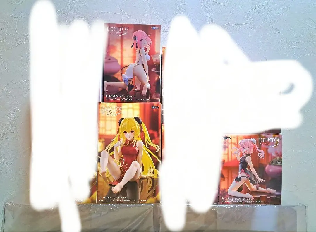 ToLOVEる Desktop Cute フィギュア チャイナ ナナ ララ モモ