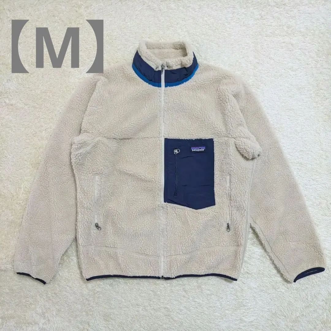美品 2015年製 パタゴニア レトロX M アイボリー 23055 希少色