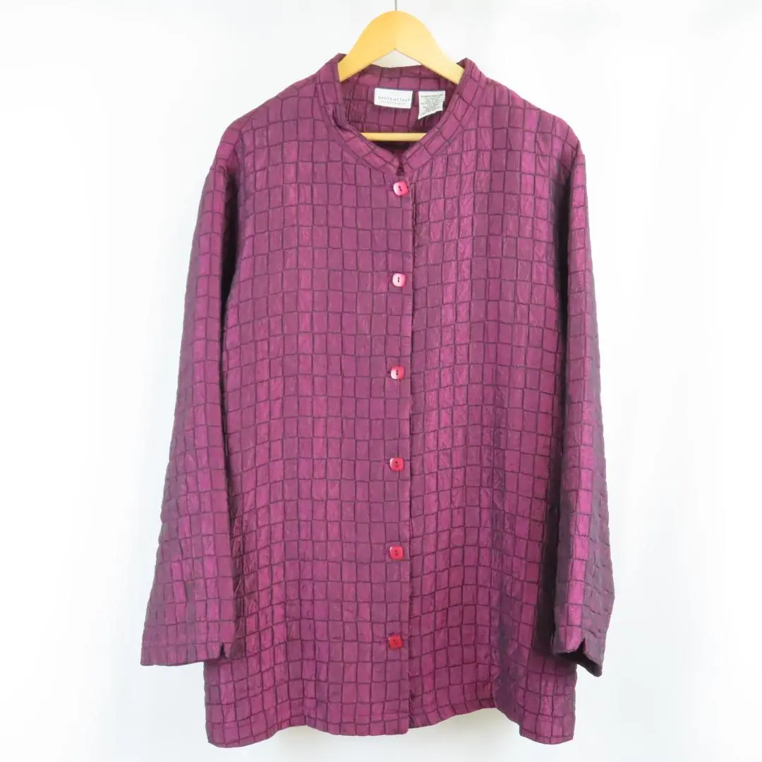 美品 VINTAGE WHITE STAG レーヨン スクエア ジャケット 28