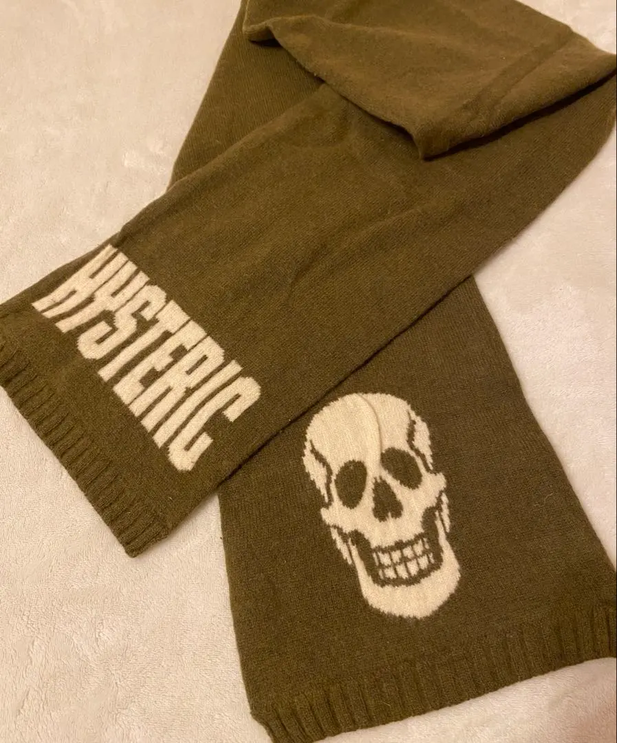 ヒステリックグラマー　スカル　マフラー