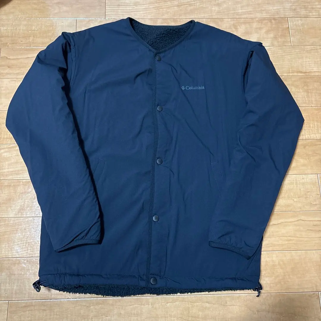 Columbia SHIPS別注　リバーシブル ボア フリース ジャケット