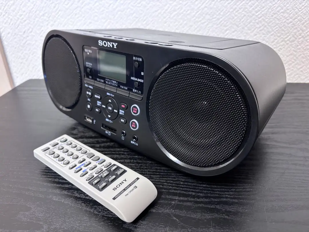 SONY ZS-RS81BT CDラジオ Bluetooth対応 リモコン付き