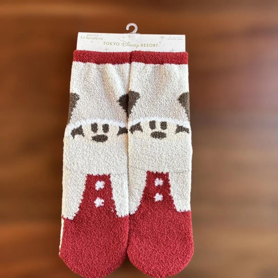 【ディズニー】ルームソックス　リルリンリン　2024 ディズニークリスマス