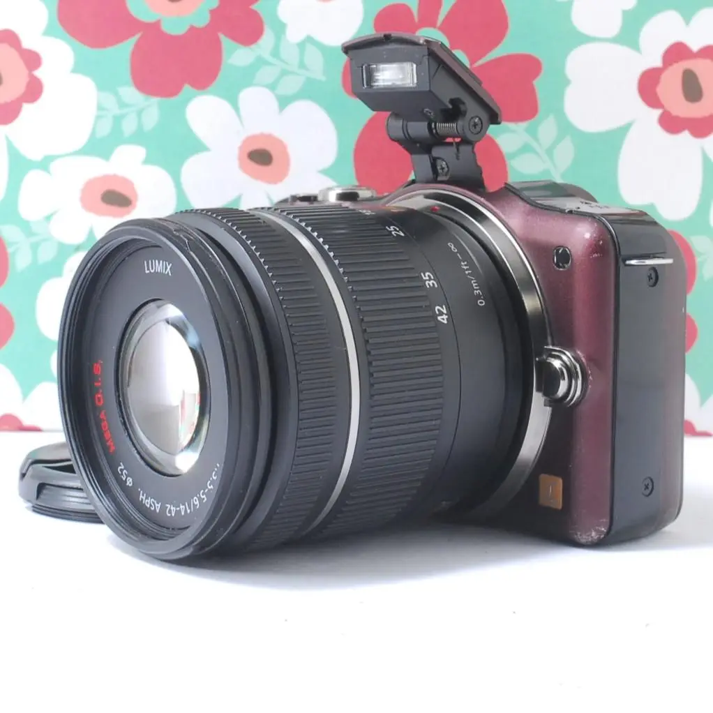 コンパクト使いやすい❤LUMIX DMC-GF3❤スマホに転送お散歩カメラ❤