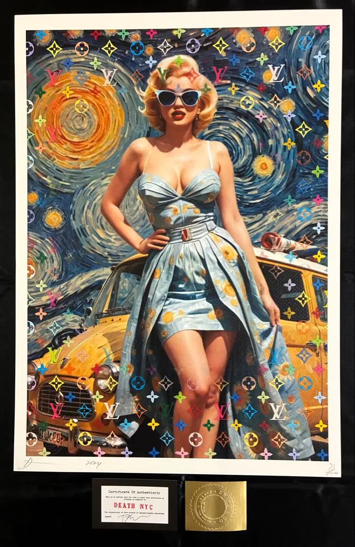 ✴︎世界限定100枚✴︎ DEATH NYC 現代アート ポスター MRM02