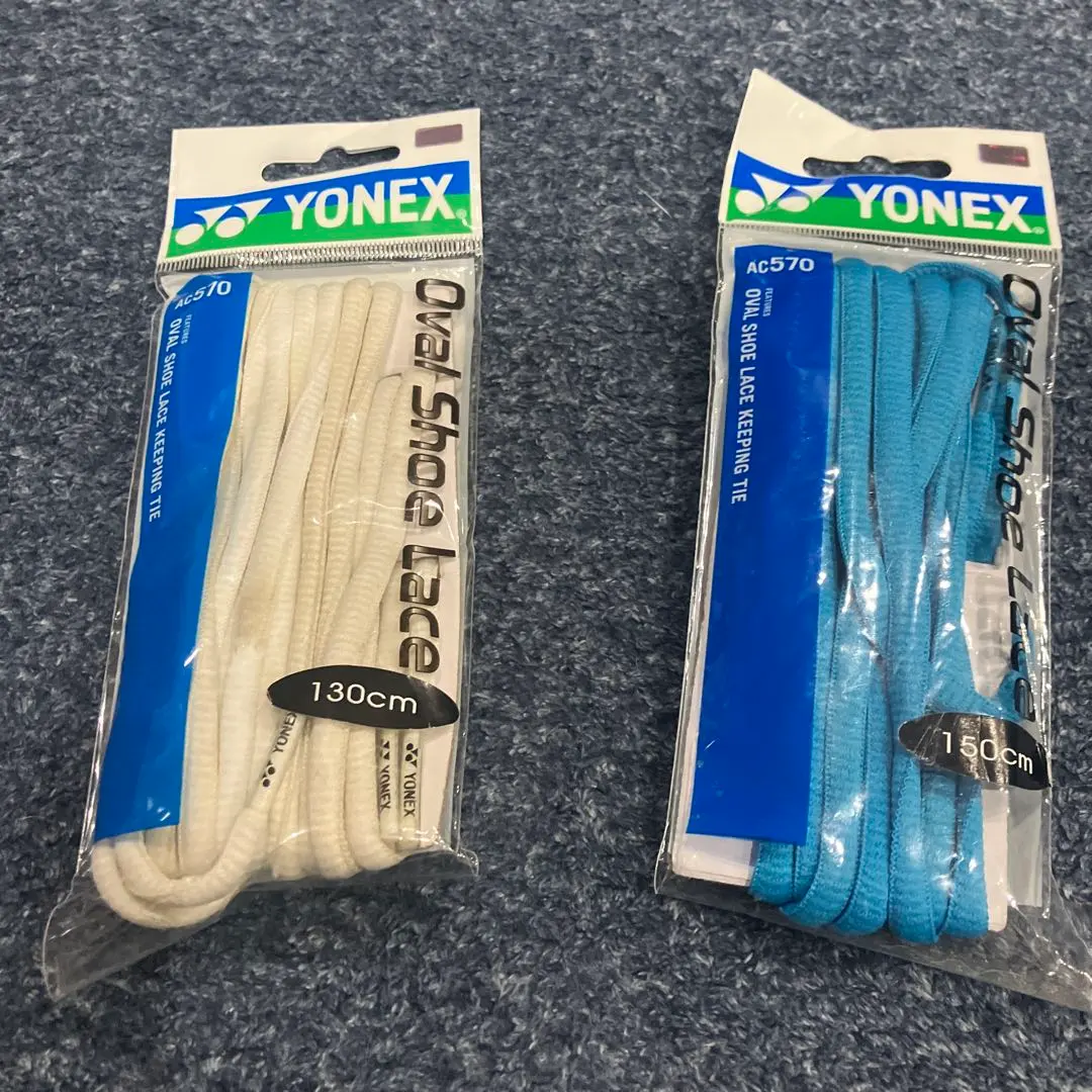 YONEX オーバルシューレース 140cm 150cm ２個セット