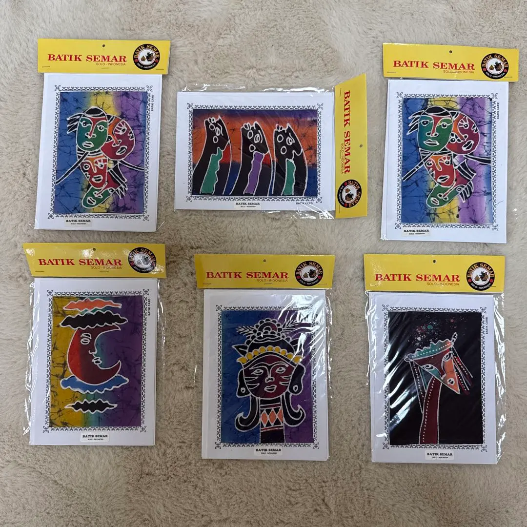 BATIK SEMAR SOLO-INDONESIA BATIK CARD