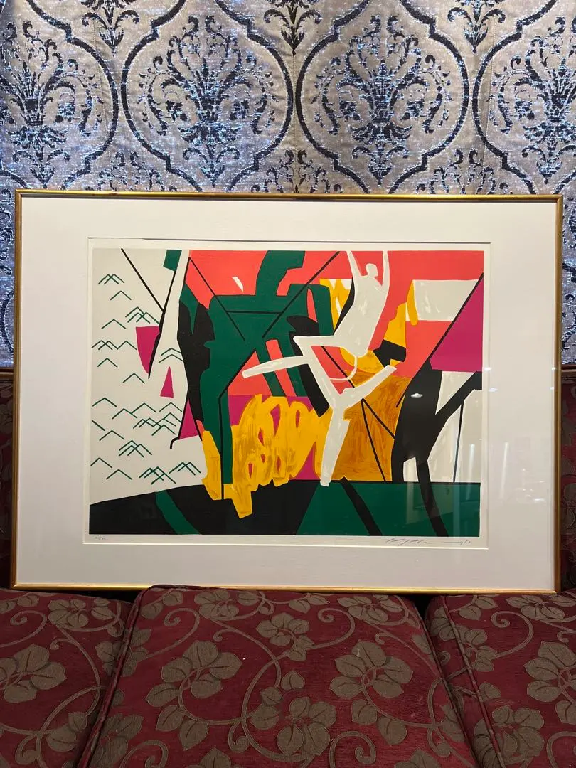 池田満寿夫　「海の見える街」限定エッチング1990年　エディッション42/80