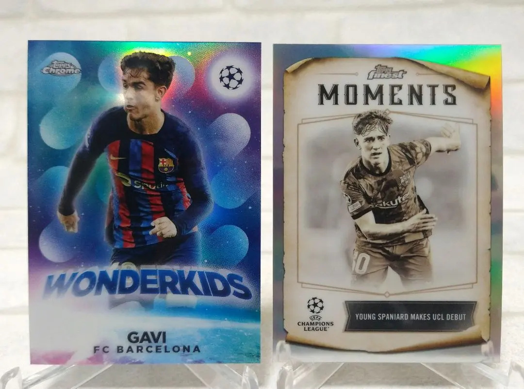 【パラレル】 ガビ バルセロナ 計2枚セット topps soccer