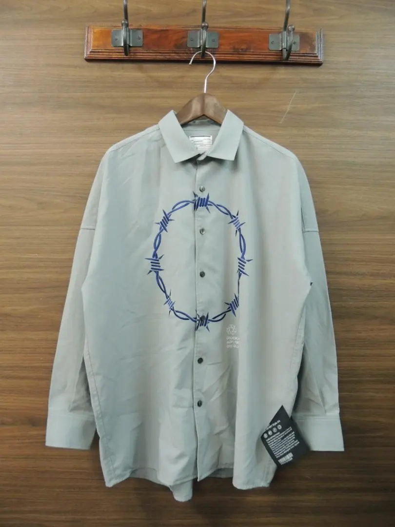 21SS SHAREEF BARBED WIRE emb. L/S SHIRTS
