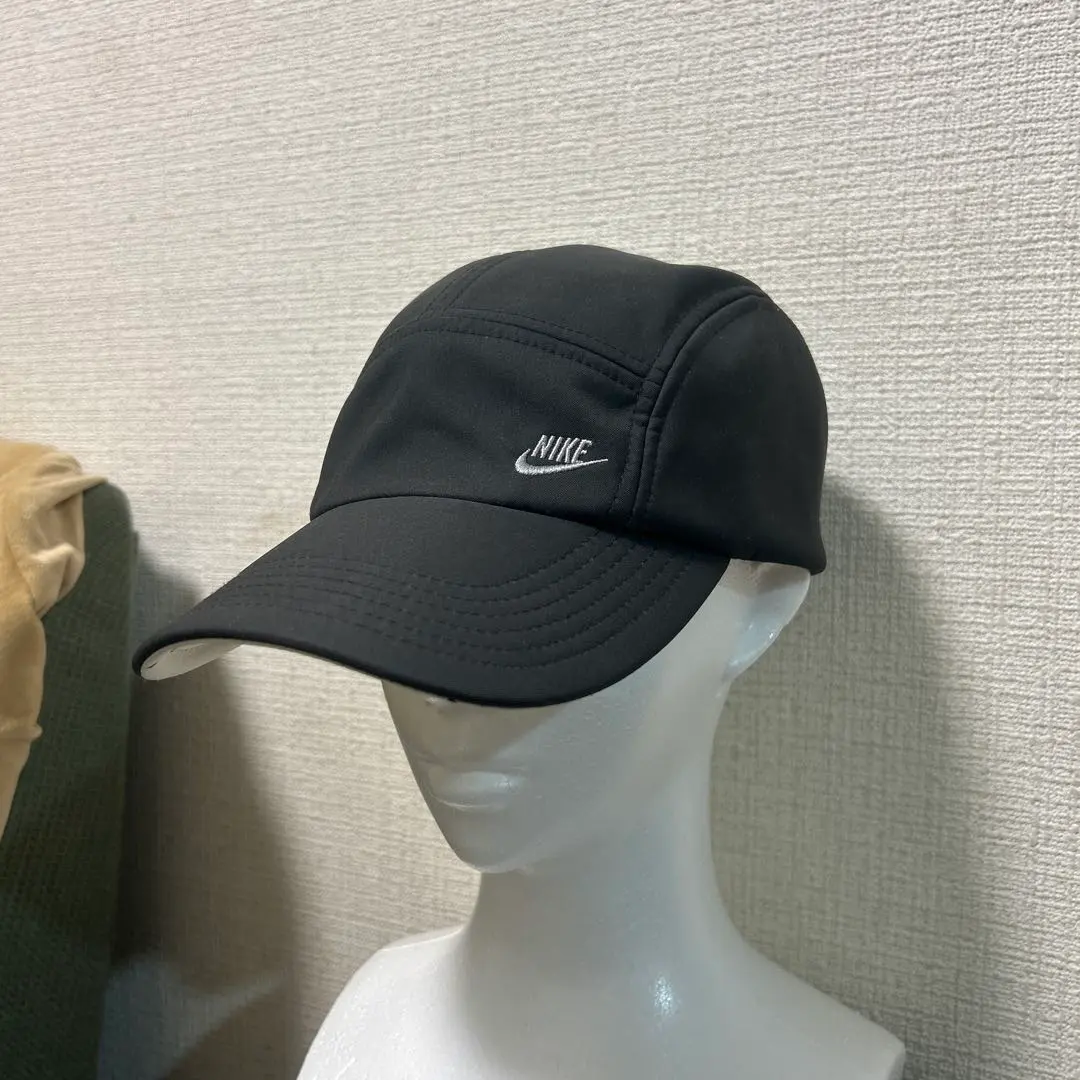 ★希少デザイン★ Nike sportwear 5パネルキャップ　フリース　帽子